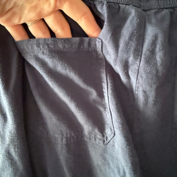 Splendid Navy Wide Leg Pants - Picture 4 of 6